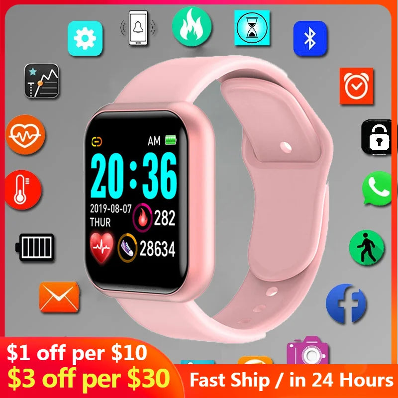 Women Watches Digital Smart Sport Watch Digital Led Electronic Wrist Watch Bluetooth Fitness Wristwatch Men Kids Hours Hodinky