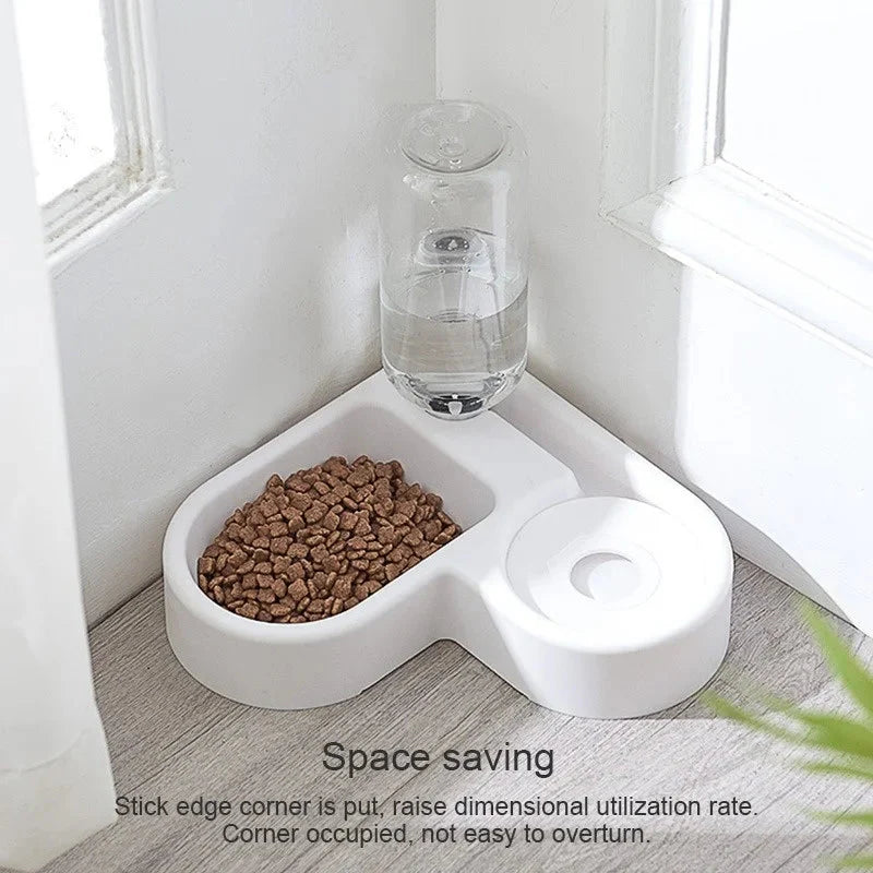 Superidag Automatic Pet Feeder and Water Fountain