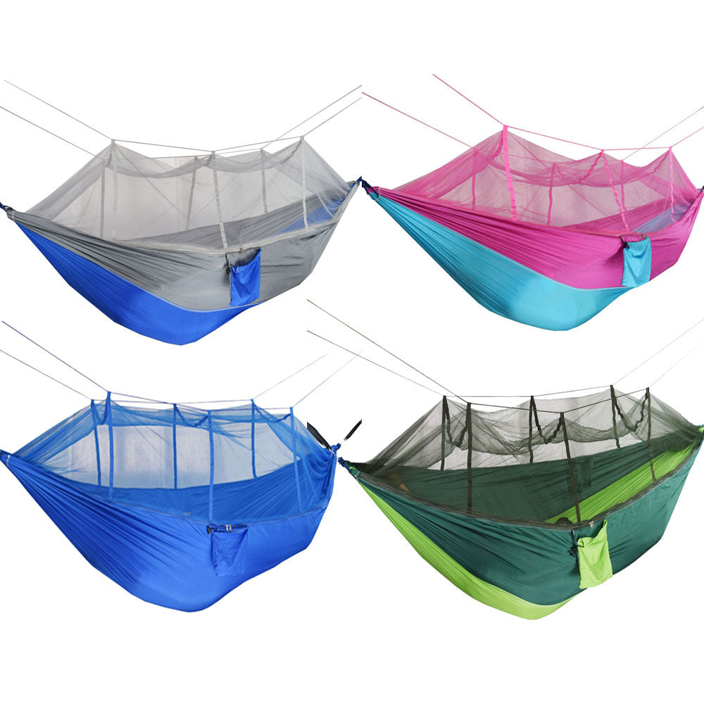 Parachute Cloth Hammock with Mosquito Net Outdoor Tent